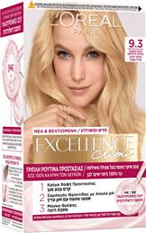 L'OREAL PARIS EXCELLENCE CREME ΜΟΝΙΜΗ ΚΡΕΜΑ ΒΑΦΗ ΜΕ ΤΡΙΠΛΗ ΠΡΟΣΤΑΣΙΑ & ΚΑΛΥΨΗ ΤΩΝ ΛΕΥΚΩΝ 1 ΤΕΜΑΧΙΟ - 6.0 ΞΑΝΘΟ ΣΚΟΥΡΟ LOREAL PARIS