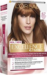 L'OREAL PARIS EXCELLENCE CREME ΜΟΝΙΜΗ ΒΑΦΗ ΣΕ ΚΡΕΜΑ ΤΡΙΠΛΗΣ ΠΡΟΣΤΑΣΙΑΣ ΓΙΑ ΚΑΛΥΨΗ ΤΩΝ ΛΕΥΚΩΝ​​​​​​​ 1 ΤΕΜΑΧΙΟ - 6.7 CHOCOLATE LOREAL PARIS