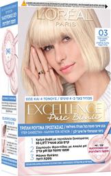 L'OREAL PARIS EXCELLENCE PURE BLONDE ΜΟΝΙΜΗ ΒΑΦΗ ΣΕ ΚΡΕΜΑ ΤΡΙΠΛΗΣ ΠΡΟΣΤΑΣΙΑΣ ΓΙΑ ΚΑΛΥΨΗ ΤΩΝ ΛΕΥΚΩΝ 1 ΤΕΜΑΧΙΟ - 03 ΥΠΕΡ-ΞΑΝΘΟ ΣΑΝΤΡΕ LOREAL