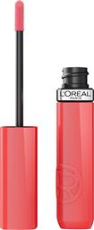 L'OREAL PARIS INFAILLIBLE LAQUE RESITANCE LIQUID LIPSTICK ΥΓΡΟ ΛΑΜΠΕΡΟ ΚΡΑΓΙΟΝ ΓΙΑ ΕΝΤΟΝΟ ΧΡΩΜΑ ΜΑΚΡΑΣ ΔΙΑΡΚΕΙΑΣ 4.3ML - 600 LE NU ROSE LOREAL