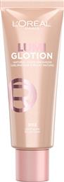 L'OREAL PARIS LUMI GLOTION NATURAL GLOW ENHANCHER FLUID HIGHLIGHTER ΠΡΟΣΩΠΟΥ & ΣΩΜΑΤΟΣ ΠΟΥ ΕΝΙΣΧΥΕΙ ΤΗΝ ΛΑΜΨΗ 40ML - 902 LIGHT GLOW LOREAL