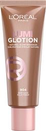 L'OREAL PARIS LUMI GLOTION NATURAL GLOW ENHANCHER FLUID HIGHLIGHTER ΠΡΟΣΩΠΟΥ & ΣΩΜΑΤΟΣ ΠΟΥ ΕΝΙΣΧΥΕΙ ΤΗΝ ΛΑΜΨΗ 40ML - 904 DEEP GLOW LOREAL
