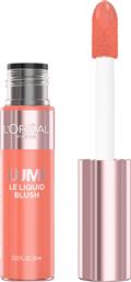 L'OREAL PARIS LUMI LE LIQUID BLUSH ΥΓΡΟ ΡΟΥΖ ΜΕ ΛΑΜΠΕΡΟ ΧΡΩΜΑ ΚΑΤΑΛΛΗΛΟ ΓΙΑ ΕΥΑΙΣΘΗΤΟ ΔΕΡΜΑ 11ML - 625 GLOWY GOLD PINK LOREAL