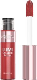 L'OREAL PARIS LUMI LE LIQUID BLUSH ΥΓΡΟ ΡΟΥΖ ΜΕ ΛΑΜΠΕΡΟ ΧΡΩΜΑ ΚΑΤΑΛΛΗΛΟ ΓΙΑ ΕΥΑΙΣΘΗΤΟ ΔΕΡΜΑ 11ML - 635 GLOW WORTH IT MEDIUM LOREAL