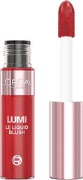 L'OREAL PARIS LUMI LE LIQUID BLUSH ΥΓΡΟ ΡΟΥΖ ΜΕ ΛΑΜΠΕΡΟ ΧΡΩΜΑ ΚΑΤΑΛΛΗΛΟ ΓΙΑ ΕΥΑΙΣΘΗΤΟ ΔΕΡΜΑ 11ML - 640 GLOW ROUGE PARIS LOREAL