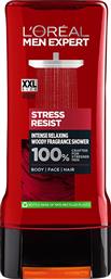 L'OREAL PARIS MEN EXPERT STRESS RESIST INTENSE RELAXING SHAMPOO & SHOWER 400ML LOREAL