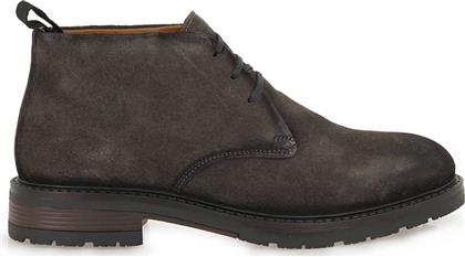 ΑΝΔΡΙΚΑ SUEDE ΜΠΟΤΑΚΙΑ ΜΕ ΚΟΡΔΟΝΙΑ - V562V0192569 ΓΚΡΙ LORENZO RUSSO