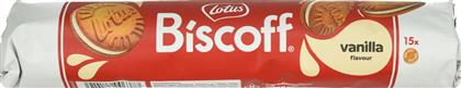 ΜΠΙΣΚΟΤΑ ΓΕΜΙΣΤΑ BISCOFF ΒΑΝΙΛΙΑ 150G LOTUS