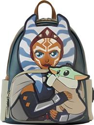 ΣΑΚΙΔΙΟ ΠΛΑΤΗΣ STAR WARS AHSOKA AND GROGU - ΠΟΛΥΧΡΩΜΟ LOUNGEFLY