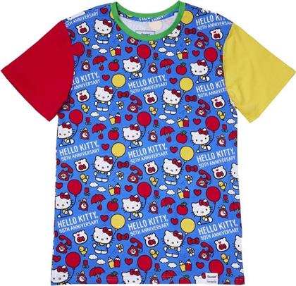 T-SHIRT SANRIO: HELLO KITTY 50TH ANNIVERSARY LOUNGEFLY