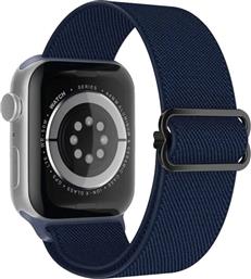 ΛΟΥΡΑΚΙ SONIQUE ELASTIC NYLON LOOP SPORT BAND ΓΙΑ APPLE WATCH 38/40/41MM - ΜΠΛΕ ΣΚΟΥΡΟ