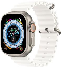 ΛΟΥΡΑΚΙ SONIQUE OCEAN BAND ΓΙΑ APPLE WATCH 42/44/45/49MM - ΛΕΥΚΟ