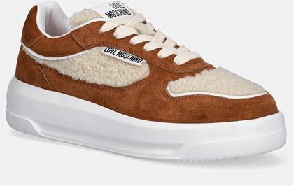 ΑΘΛΗΤΙΚΑ ΧΡΩΜΑ: ΚΑΦΕ, JA15295H0NJU210A LOVE MOSCHINO