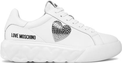 ΑΘΛΗΤΙΚΑ JA15014G1IIA0100 ΛΕΥΚΟ LOVE MOSCHINO