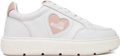 ΑΘΛΗΤΙΚΑ JA15154G1MIA110B ΛΕΥΚΟ LOVE MOSCHINO