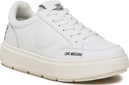 ΑΘΛΗΤΙΚΑ JA15244G1HIA0100 ΛΕΥΚΟ LOVE MOSCHINO