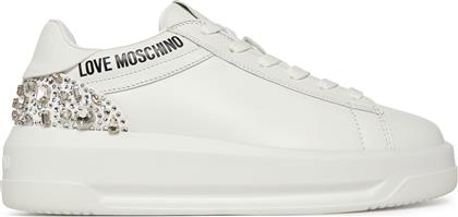 ΑΘΛΗΤΙΚΑ JA15305G0NIAL10A ΛΕΥΚΟ LOVE MOSCHINO