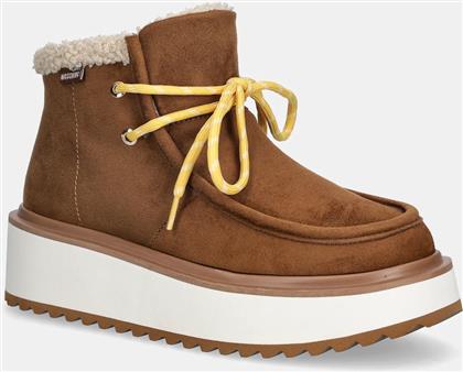 ΜΠΟΤΑΚΙΑ ΧΡΩΜΑ: ΚΑΦΕ, JA21116L0NJAW210 LOVE MOSCHINO