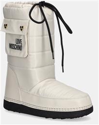 ΜΠΟΤΕΣ ΧΙΟΝΙΟΥ ΧΡΩΜΑ: ΜΠΕΖ, JA24452G0NISL128 LOVE MOSCHINO