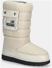ΜΠΟΤΕΣ ΧΙΟΝΙΟΥ ΧΡΩΜΑ: ΜΠΕΖ, JA24452G0NISM12A LOVE MOSCHINO