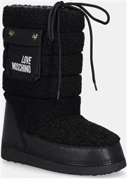 ΜΠΟΤΕΣ ΧΙΟΝΙΟΥ ΧΡΩΜΑ: ΜΑΥΡΟ, JA24452G0NISM00A LOVE MOSCHINO