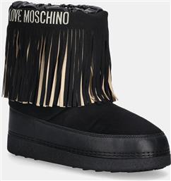 ΜΠΟΤΕΣ ΧΙΟΝΙΟΥ ΧΡΩΜΑ: ΜΑΥΡΟ, JA24462G0NISN00A LOVE MOSCHINO