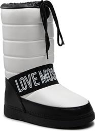 ΜΠΟΤΕΣ ΧΙΟΝΙΟΥ JA24382G1FISU100 ΛΕΥΚΟ LOVE MOSCHINO από το MODIVO