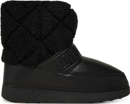 ΜΠΟΤΕΣ ΧΙΟΝΙΟΥ JA24412G0NISJ00A ΜΑΥΡΟ LOVE MOSCHINO