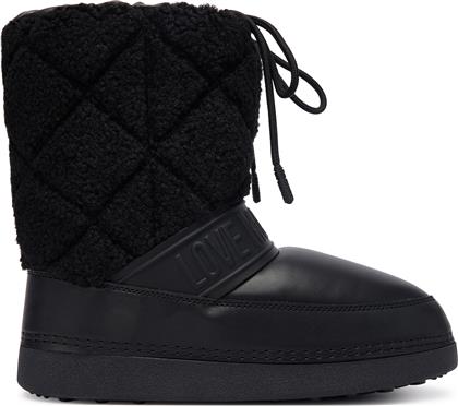 ΜΠΟΤΕΣ ΧΙΟΝΙΟΥ JA24422G0NISJ00BCZ ΜΑΥΡΟ LOVE MOSCHINO