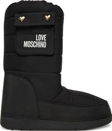 ΜΠΟΤΕΣ ΧΙΟΝΙΟΥ JA24452G0NISL000 ΜΑΥΡΟ LOVE MOSCHINO