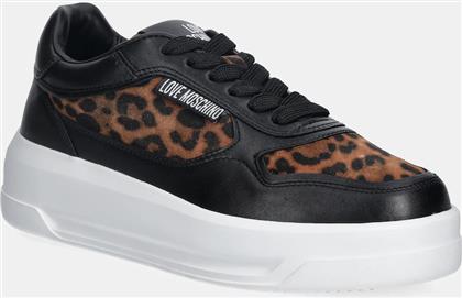 ΔΕΡΜΑΤΙΝΑ SNEAKERS LOVE MOSCHINO