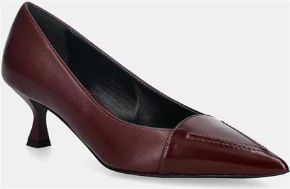 ΔΕΡΜΑΤΙΝΕΣ ΓΟΒΕΣ ΧΡΩΜΑ: ΜΠΟΡΝΤΟ, JA10535G0NIA455A LOVE MOSCHINO