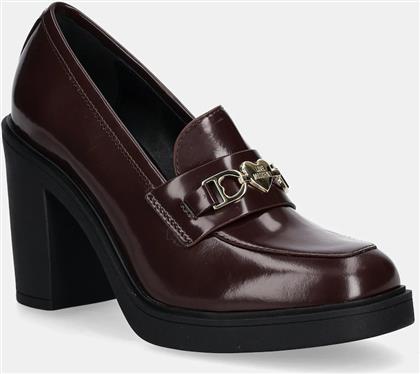 ΔΕΡΜΑΤΙΝΕΣ ΓΟΒΕΣ ΧΡΩΜΑ: ΚΟΚΚΙΝΟ, JA1018AG1NJD0556 LOVE MOSCHINO