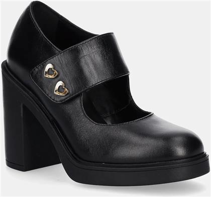 ΔΕΡΜΑΤΙΝΕΣ ΓΟΒΕΣ ΧΡΩΜΑ: ΜΑΥΡΟ, JA1043AG0NIA0000 LOVE MOSCHINO