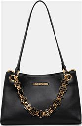 ΔΕΡΜΑΤΙΝΗ ΤΣΑΝΤΑ ΧΡΩΜΑ: ΜΑΥΡΟ, JC4073PP1 LOVE MOSCHINO