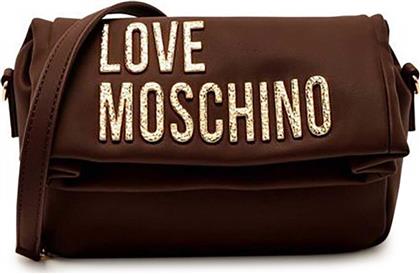 ΓΥΝΑΙΚΕΙΑ ΤΣΑΝΤΑ ΩΜΟΥ ΜΕ ΜΕΤΑΛΛΙΚΟ ΛΟΓΟΤΥΠΟ - JC4307PP0NKD0 ΚΑΦΕ LOVE MOSCHINO