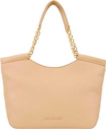 ΓΥΝΑΙΚΕΙΑ ΤΣΑΝΤΑ SHOPPER ΜΕ ΛΟΓΟΤΥΠΟ - JC4031PP1MLT0 ΜΠΕΖ LOVE MOSCHINO