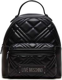 ΓΥΝΑΙΚΕΙΟ BACKPACK ΚΑΠΙΤΟΝΕ ΜΕ ΜΕΤΑΛΛΙΚΟ LOGO - JC4148PP0LLA0 ΜΑΥΡΟ LOVE MOSCHINO