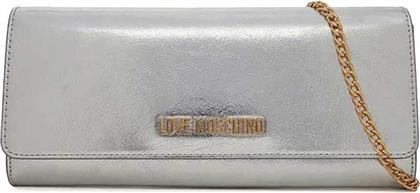 ΓΥΝΑΙΚΕΙO MINI BAG ΜΕ ΜΕΤΑΛΛΙΚΟ ΛΟΓΟΤΥΠΟ - JC4099PP0NKW0 ΑΣΗΜΙ LOVE MOSCHINO