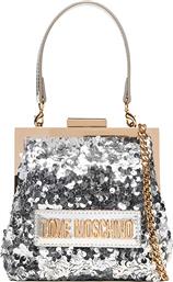 ΓΥΝΑΙΚΕΙΟ MINI BAG ΜΕ ΠΑΓΙΕΤΑ - JC4146PP0NKK1 ΑΣΗΜΙ LOVE MOSCHINO