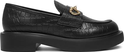 LOAFERS JA10394G1MIB0000 ΜΑΥΡΟ LOVE MOSCHINO