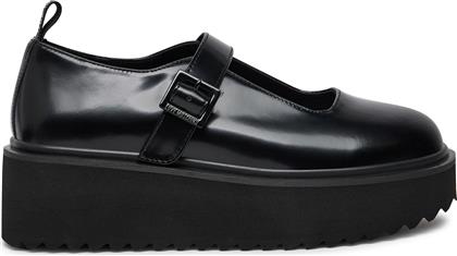 LOAFERS JA10456I0LJD0000 ΜΑΥΡΟ LOVE MOSCHINO