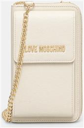 ΠΟΡΤΟΦΟΛΙ ΧΡΩΜΑ: ΜΠΕΖ, JC5701PP1 LOVE MOSCHINO