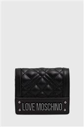 ΠΟΡΤΟΦΟΛΙ ΧΡΩΜΑ: ΜΑΥΡΟ, JC5601PP1LLA0000 LOVE MOSCHINO από το ANSWEAR