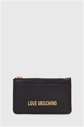 ΠΟΡΤΟΦΟΛΙ ΧΡΩΜΑ: ΜΑΥΡΟ, JC5614PP1LLD0000 LOVE MOSCHINO από το ANSWEAR