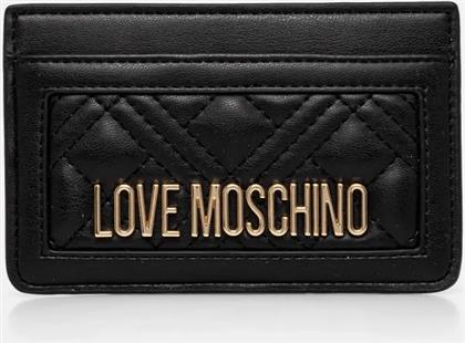 ΠΟΡΤΟΦΟΛΙ ΧΡΩΜΑ: ΜΑΥΡΟ, JC5659PP0MLA0000 LOVE MOSCHINO από το ANSWEAR