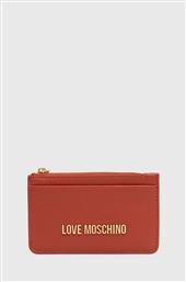 ΠΟΡΤΟΦΟΛΙ ΧΡΩΜΑ: ΠΟΡΤΟΚΑΛΙ, JC5614PP1LLD0000 LOVE MOSCHINO από το ANSWEAR