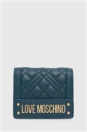 ΠΟΡΤΟΦΟΛΙ ΧΡΩΜΑ: ΠΡΑΣΙΝΟ, JC5601PP1LLA0000 LOVE MOSCHINO από το ANSWEAR