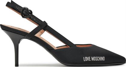 ΣΑΝΔΑΛΙΑ JA10627G1LIMX000 ΜΑΥΡΟ LOVE MOSCHINO