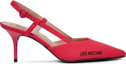 ΣΑΝΔΑΛΙΑ JA10627G1MIMX500 ΚΟΚΚΙΝΟ LOVE MOSCHINO